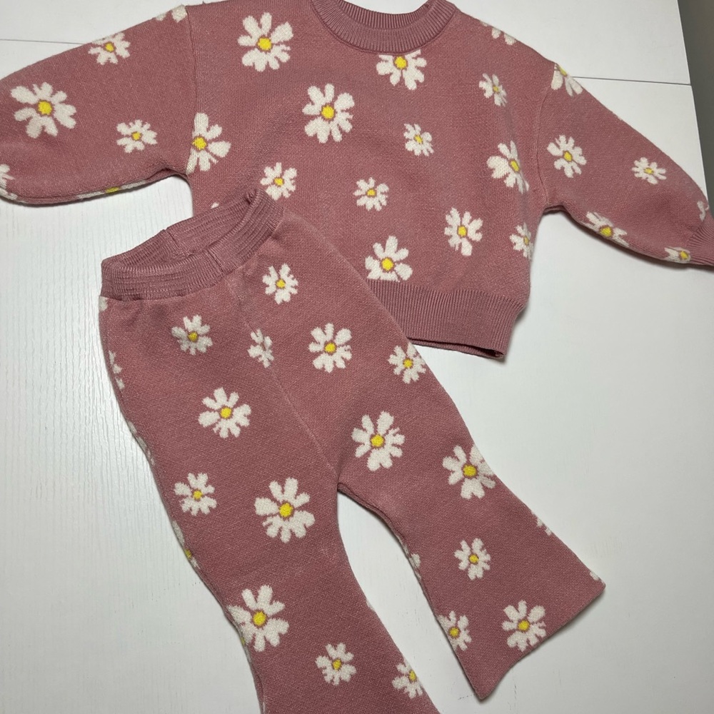 Floral Pink Kids Matching Set